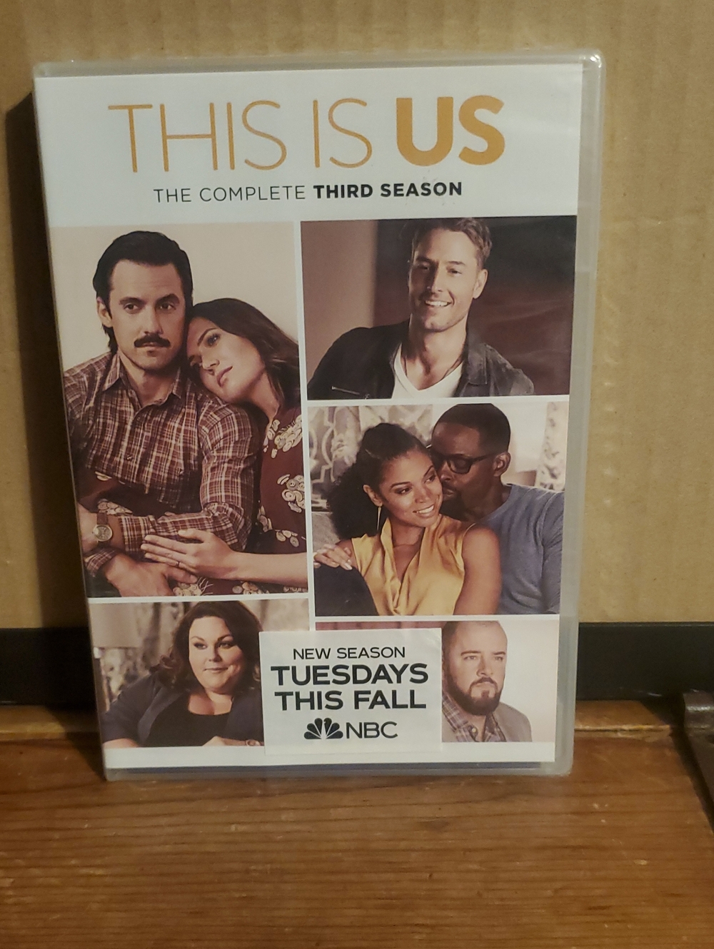 This Is Us Third Season Decorative Wall Art - White/Gold